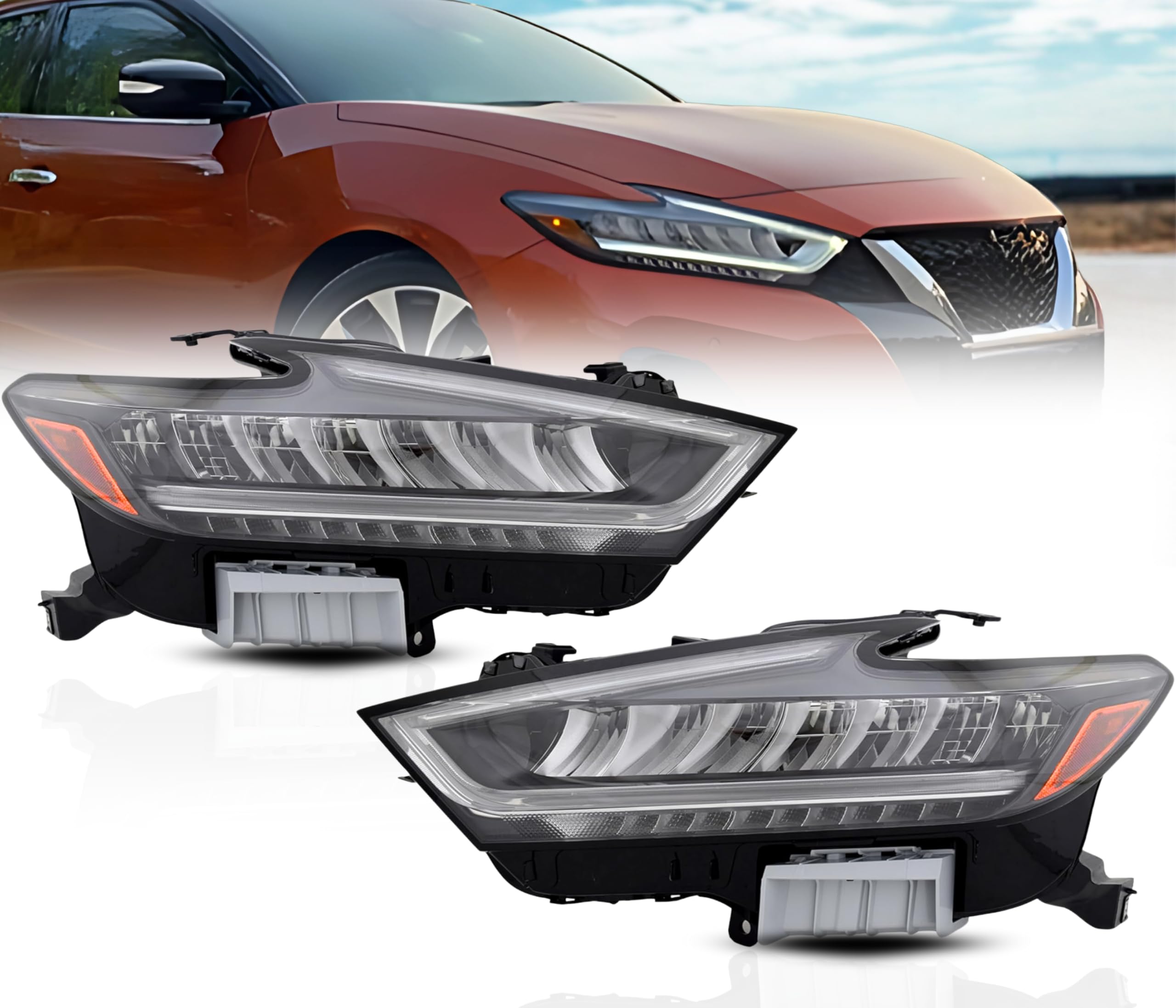 Amazon.com: ALLIGATOR AUTO LIGHTS Headlamps Replacement For Nissan